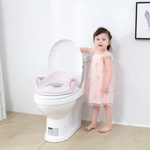 Coussin de siège de toilette de voyage pour enfants à motif de dessin animé, housse de siège de toilette souple en plastique pour l'apprentissage de la propreté des tout-petits - Product Image 2