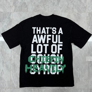 2025 Chất Lượng Cao Nhà Thiết Kế Thương Hiệu Nổi Tiếng Sang Trọng T Áo Sơ Mi In Đồ Họa Crew Cổ Bông Tùy Chỉnh Áo Phông Người Đàn Ông - Product Image 5