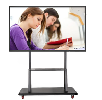 Tableau numérique interactif infrarouge LED Ultra 4K 55 pouces pour l'éducation et les entreprises, 20/40 points, 120 Hz