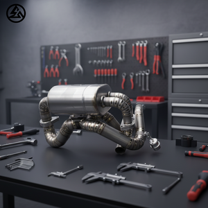 Silenziatore Axleback in Titanio CSZ F430 Scuderia 6.3L con Valvole e Telecomando, Suono Regolabile - Product Image 3