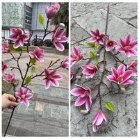 Nouvel An 10 Baohua Magnolia Mariage Maison Meichen Faux Fleurs Usine Directe En Gros Nouvelle Simulation Magnolia