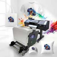 Machine d'impression de t-shirts Streetwear rentable sacs textiles d'impression bricolage 70 imprimante DTF XP600 I1600 I3200 avec séchoir à secoueur