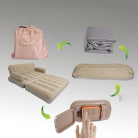 Tente de camping pliable automatique 2026, portable et durable, convertible en canapé-lit, matelas gonflable d'extérieur pour la maison, en matériau floqué