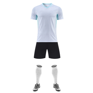Groothandel 2026 Voetbalshirts Aanpasbaar met Naam Nummer Korte Mouw Antibacterieel Vierweg Stretch Unisex Set Top - Product Image 3