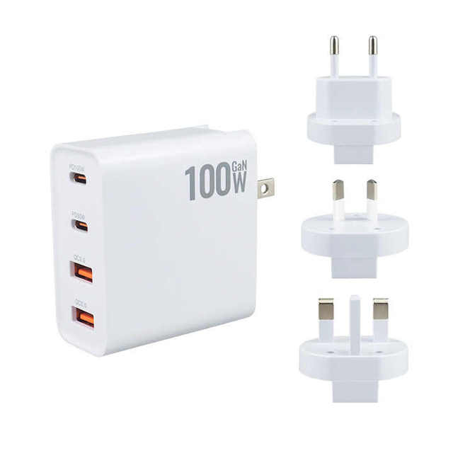 100W USB C Charger PD USB Type C Power Supply with GaN Tech Fast Charger for MacBook Pro/Air Laptops iPad iPhone 13 Pro Max