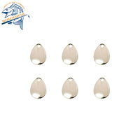 Cuillères de pêche artificielles en métal dur pour truite, 15mm, 18mm