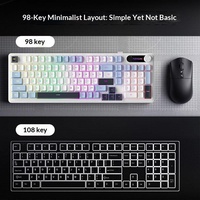 Clavier IP98 à sensation mécanique, touches originales à trois tons, silencieux, filaire, pour une saisie de haute qualité, clavier de bureau