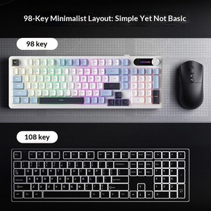 IP98 Mechanical Feel Keyboard Original Three Tone Keycap Silent Wired High Value Typing Office Keyboard - Product Image 5
