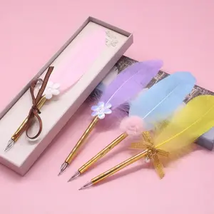 Veren Metalen Pen Diamant Neutrale Pen Eenvoudige En Schattige Instagram Windpen Met Aangepaste Logo