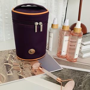 PU Bucket Bag Baby Skin Cosmetic Bags Soft Large Capacity <b>Makeup</b> Bags for Women Men Travel Outdoor Beach - Product Image 3