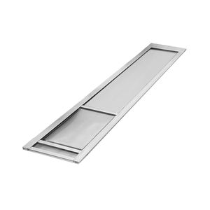 Panel aluminium tidak pernah karat tahan lama eksterior Kecil Sedang besar hewan peliharaan aman anjing anjing anjing pintu panjang untuk dinding atau jendela - Product Image 2