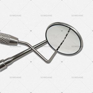 Riflettore per bocca anteriore 85% ultra definizione con rivestimento in rodio strumenti per esame orale autoclavabili - Product Image 3