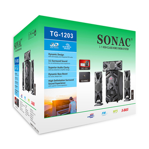 ระบบลำโพงเสียงแอคทีฟในรถยนต์ <span class=keywords><strong>SONAC</strong></span> TG-1203 พร้อมสายลำโพง OFC สำหรับแอฟริกา - Product Image 5