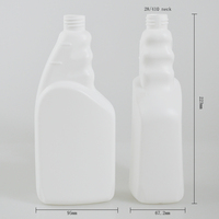 Bouteille en plastique HDPE de couleur personnalisée en gros 750ml/25oz flacon pulvérisateur à gâchette