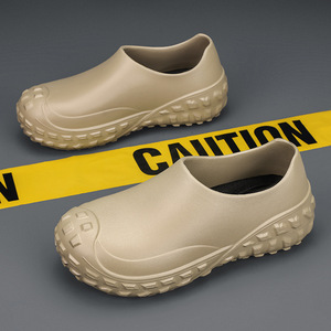 <b>Chef</b> Shoes Unisex EVA Rubber Anti-Slip Waterproof Kitchen Work Shoes Autumn Winter Tire Soled Safety Shoes - Product Image 1