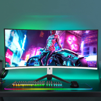 34 pulgadas Monitor curvo 144Hz pantalla de ordenador LCD Monitor ultra ancho 165Hz