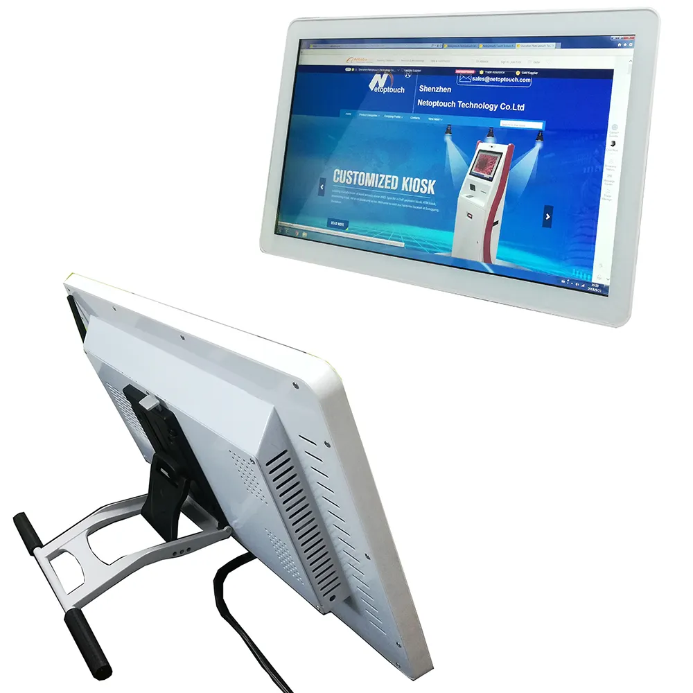 Untuk Iklan, Hiburan, Mesin Medis 21.5 Inci Wall Mount All In One Touch PC