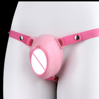 Jouet de chatte portable de style fantaisie pour hommes avec tunnel réaliste et silicone doux en forme de chair