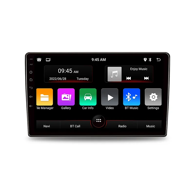 Car DVD player 9 inch Android smart multimedia car radio GPS positioning navigation 2 DIN audio stereo replaceable UI