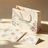Boîte d'emballage de bougies en carton écologique de luxe personnalisée, avec pelliculage mat, pour promotion d'exposition, matériaux de promotion, autocollant en papier de soie et carte de remerciement
