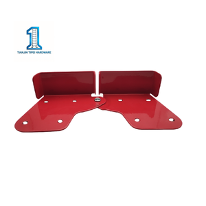 Bisagra Plana Industrial de Alta Resistencia de Aleación de Aluminio Roja para Escalera Plegable, Accesorio de Repuesto para Reparación de Escaleras - Product Image 6