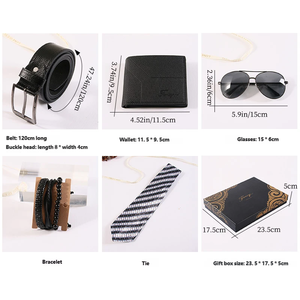 Christmas <strong>Valentine</strong> <strong>S</strong> <strong>Day</strong> Dad <strong>Gift</strong> Set Quartz Watch Belt Premium Practical Ideal <strong>for</strong> Business Companion Gifting - Product Image 5