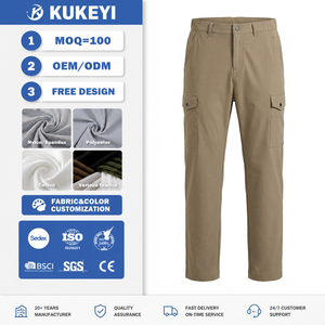 Pantalon cargo fonctionnel marron pour <span class=keywords><strong>homme</strong></span>, classique et polyvalent, <span class=keywords><strong>de</strong></span> la part d'un fabricant <span class=keywords><strong>de</strong></span> premier plan – Idéal pour le travail et le quotidien - Product Image 1