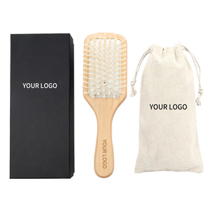 Brosse et peigne à cheveux en bambou naturel écologique, confortables pour un usage domestique, peigne anti-<span class=keywords><strong>poux</strong></span> et style tendance, type laser - Product Image 2
