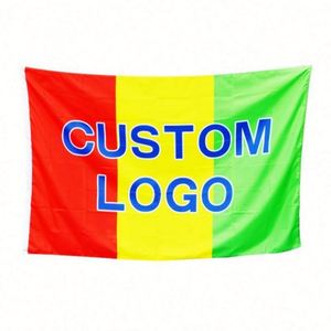 All Color Wholesale 150D Polyester Flying Customized Logo Printing 3*5ft Custom <b>Flags</b> - Product Image 1