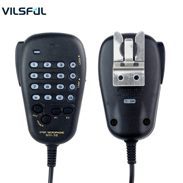Factory Customization Keyboard Microphone Handheld PTT Remote Speaker Mic Compatible with Ham Radio Transceiver