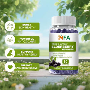 Suplemento de Extracto de Vitamina C Power Direct, Mejora la Salud de la Piel y Contiene Potentes Antioxidantes, Gomitas de Baya del Saúco - Product Image 3