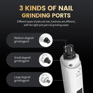 Professioneller Luxus BLDC-Motor 10000 U/min Aufladbarer Geräuscharmer Hunde- & Katzen-Nagelschleifer LED-Lichter Ergonomischer Rutschfester Nageltrimmer - Product Image 4