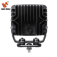 Projecteur de travail LED carré 180W pour VTT UTV, 20000LM, faisceau spot et large, super lumineux, étanche IP67, 10-36V, universel, en alliage, lampe de travail 74180