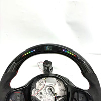   Volant en fibre de carbone LED universel pour G20 G80 G21 G81 G22 G30 G31 G32 G11 G12 G14 G15 G16 G01 G02 G05 G06