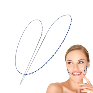 Hilo <span class=keywords><strong>de</strong></span> <span class=keywords><strong>Sutura</strong></span> Médico <span class=keywords><strong>de</strong></span> Doble Aguja PDO con Púas, Hilo <span class=keywords><strong>de</strong></span> Belleza Absorbible Seguro para Tratamiento <span class=keywords><strong>de</strong></span> Estiramiento <span class=keywords><strong>de</strong></span> la Piel - Product Image 4