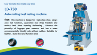 LB-750 de vente directe de haute qualité Machine de fixation de siège de talon à 9 griffes Machine de pressage de chaussures