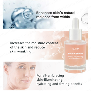 Sérum facial au rétinol pour les rides profondes avec acide ascorbique, sérum anti-âge pour les ridules, les taches brunes, les cicatrices post-acné - Product Image 2