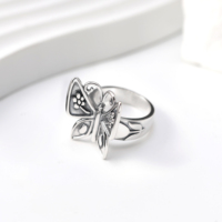 Bijoux en argent sterling S925 James Avery, pendentif papillon en émail, bague papillon, accessoires DIY