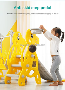 Ensemble de balançoire et toboggan 3 en 1 VSUCH pour enfants, aire de <span class=keywords><strong>jeux</strong></span> intérieure, toboggan multifonctionnel pour enfants et balançoire pratique - Product Image 3