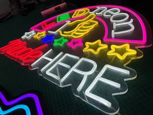 Enseigne au néon personnalisée 3D UV imprimé Led enseigne au néon Spaceman UV imprimé bande dessinée Anime enseigne lumineuse pour la décoration artistique - Product Image 6