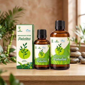 Aceite Esencial de Eucalipto Orgánico Puro, Aromaterapia Herbal, Destilado al Vapor, Ecológico, 100 ml, Cuidado Corporal Natural para Todo Tipo de Piel - Product Image 1
