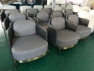 Nuovo arrivo moderna di lusso di legno telaio in metallo gamba divano set for living room - Product Image 5