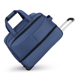 Weiche, hochwertige, luxuriöse, leichte Reisetasche mit Reißverschluss, 2 Rollen, faltbar für Reisen - Product Image 1
