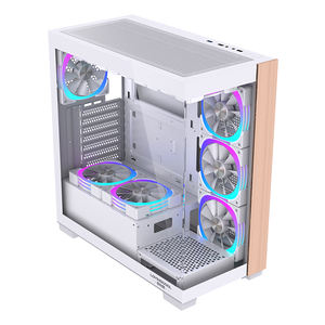 Boîtier de PC de bureau en bois Lovingcool, <span class=keywords><strong>prix</strong></span> d'usine, châssis de PC de jeu ATX, <span class=keywords><strong>tour</strong></span> complète, ordinateur de jeu, boîtier de jeu - Product Image 2