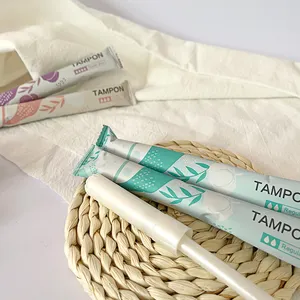 Chăm sóc cá nhân Tampon bán buôn âm đạo Băng vệ sinh bông Sliver ống dẫn loại sạch Băng vệ sinh cho phụ nữ