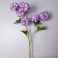 Bunga Mawar Peony Sutra Buatan 50cm Grosir untuk Dekorasi Rumah, Pernikahan, Hari Valentine & Natal, Kualitas Tinggi Mo Hair