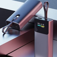 Produit tendance : Batterie externe portable 22,5 W 10000 mAh pour iPhone 16 avec prise en charge de la charge rapide, en ABS et câble inclus