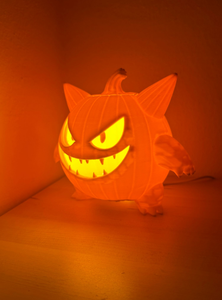 Impression 3D Gengar Jack-o'-Lantern Décoration d'Halloween Cadeau - Product Image 3