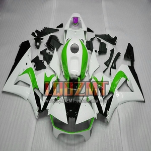 Corps d'injection pour HONDA CBR 600CC <span class=keywords><strong>600RR</strong></span> 600 F5 2013 2014 <span class=keywords><strong>2015</strong></span> 2016 123No.47 CBR600 blanc vert RR CBR600RR 17 18 19 20 Carénage - Product Image 1