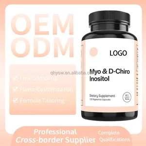 Myo & D-Chiro Inositol en Capsules de Marque Privée Complément Alimentaire Végétarien en Capsules d'Inositol